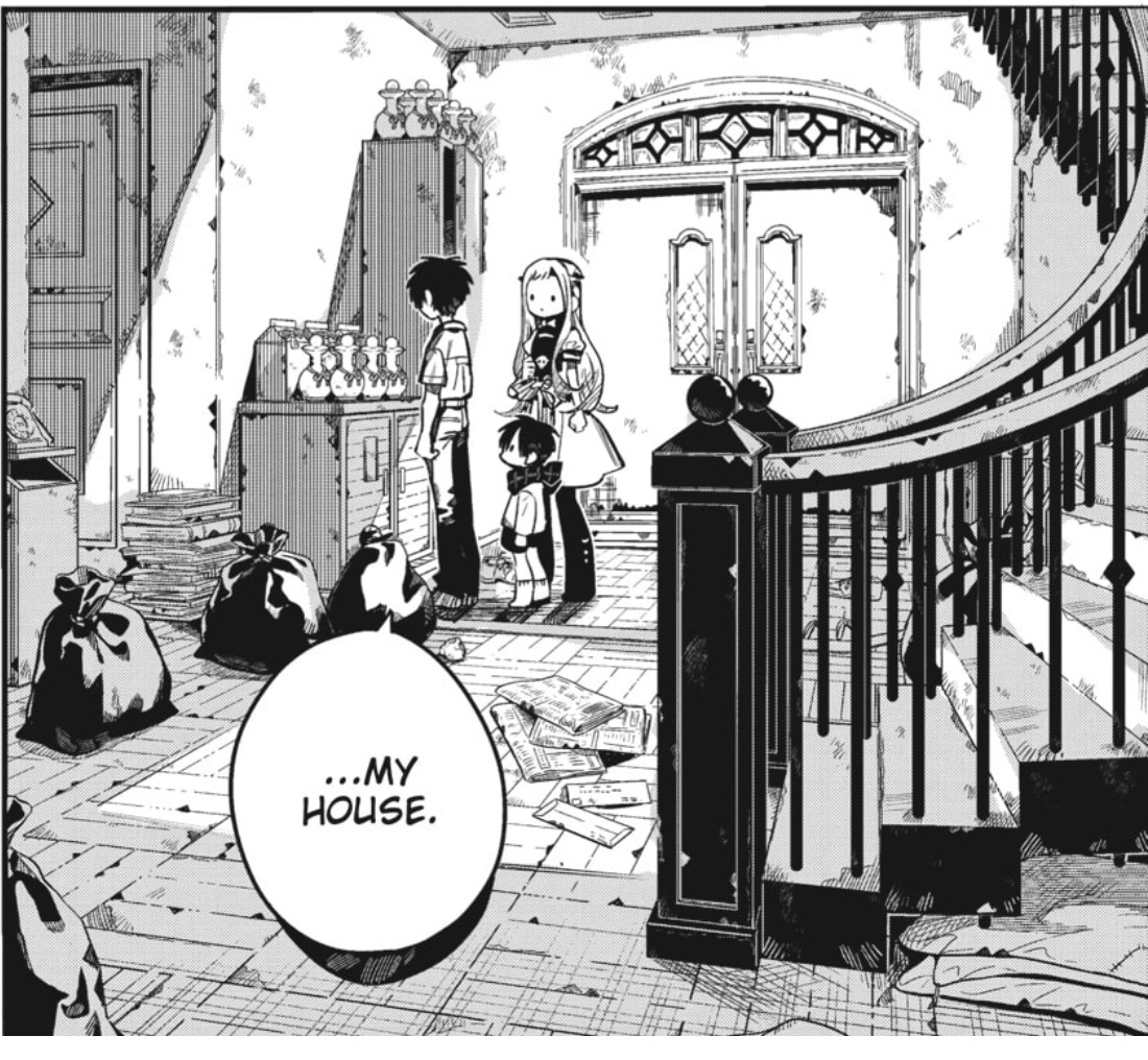 Alliewallie's tweet photo. I feel like this is why Hanako is obsessed with cleaning

#tbhk131 https://t.co/CS2TUWkpdP