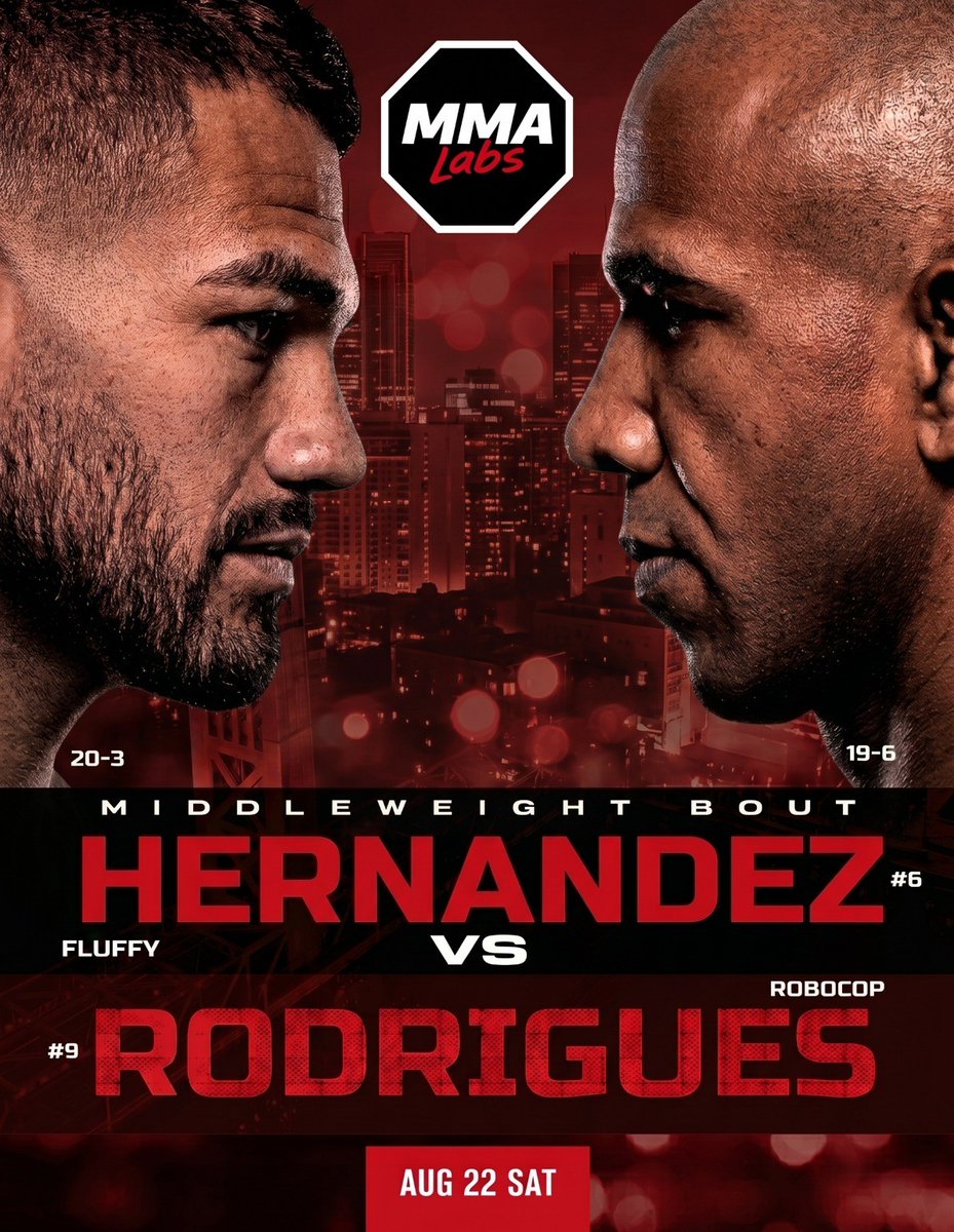 MMALabsNetwork's tweet photo. It's FIGHT NIGTH Pressure vs Power 👀. #mma #ufc #fightnight #hernandezvsrodrigues https://t.co/cebshqkOxK