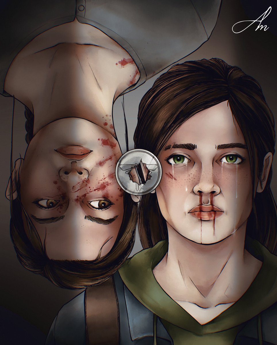 millieartworks's tweet photo. Two faces of the same coin #thelastofus #elliewilliams #abbyanderson https://t.co/hHZ4Hfuzgm