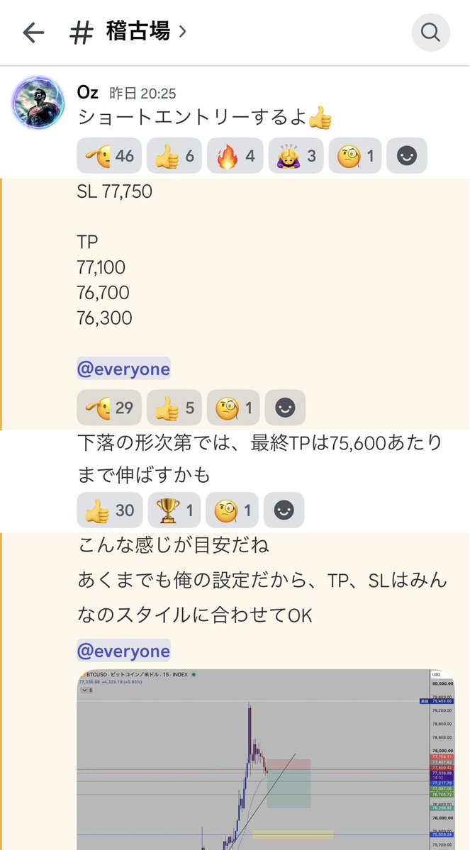 ozworld_wide's tweet photo. トレード部屋は⇩ https://t.co/MC7zfwefAF