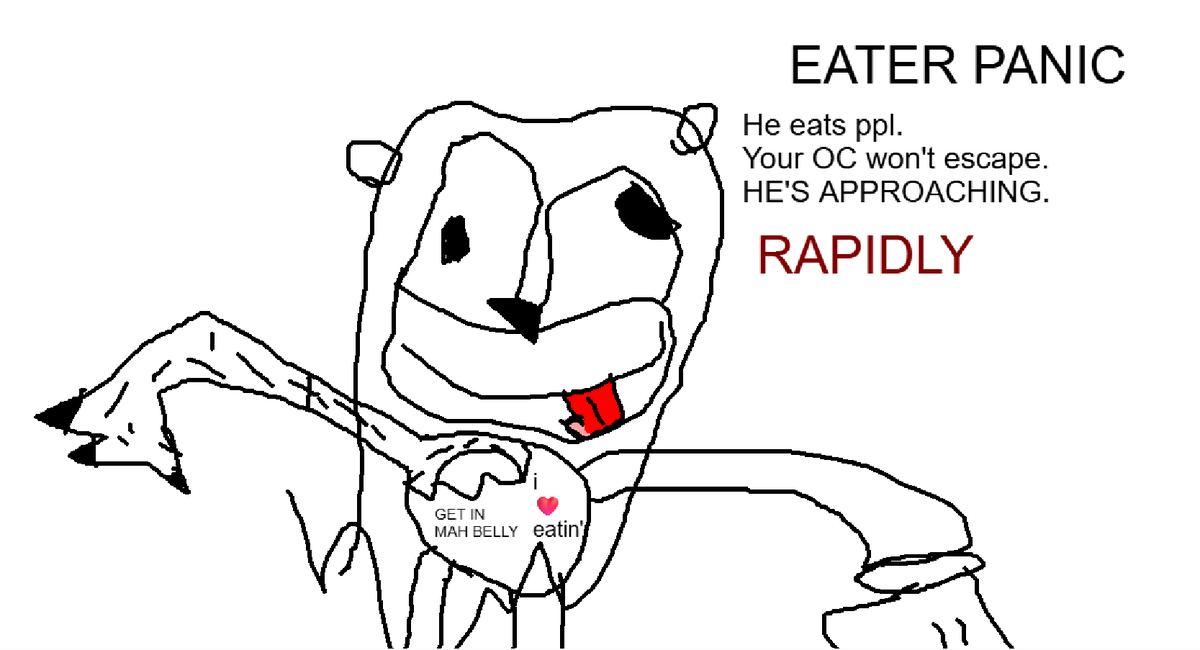 DunkDroidBoy's tweet photo. @jayrnski Eater PANIC EATS THAT IF IT'S CUTTED IN LIL' CUBES. https://t.co/5LyPnLO2z7