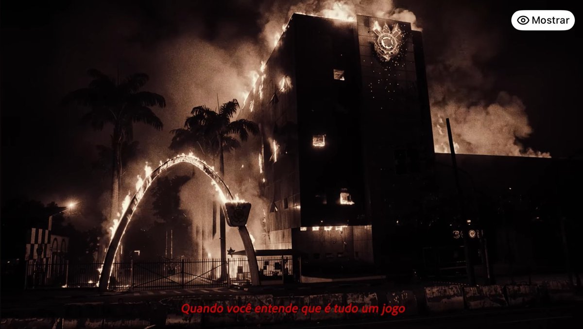 DiogoRanzani's tweet photo. Tragédia em forma de poesia como falei na Live hoje @falamuitofiel

O Fogo representa a politica do PSJ

O Psj pegando fogo, o efeito destrutivo da política e do sistema associativo no nosso Corinthians 

Estão destruindo o Corinthians!

#Memphis
#DontPanic https://t.co/pUodokvsfr