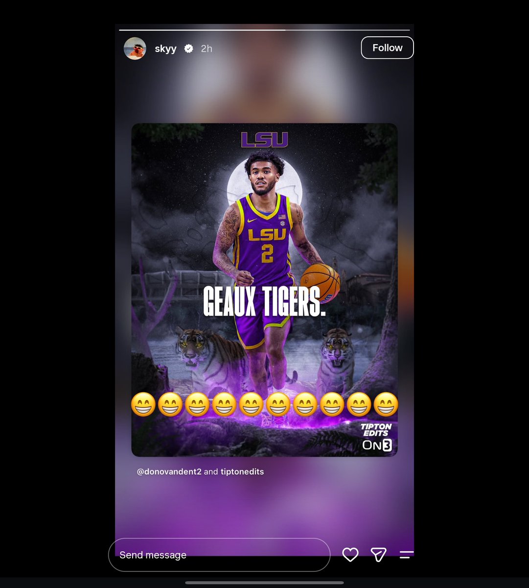 TJ3rd_'s tweet photo. LSU basketball commit Skyy Clark is pleased to be reunited with his former UCLA backcourt mate Donovan Dent in Baton Rouge https://t.co/m3NuWmsvIr