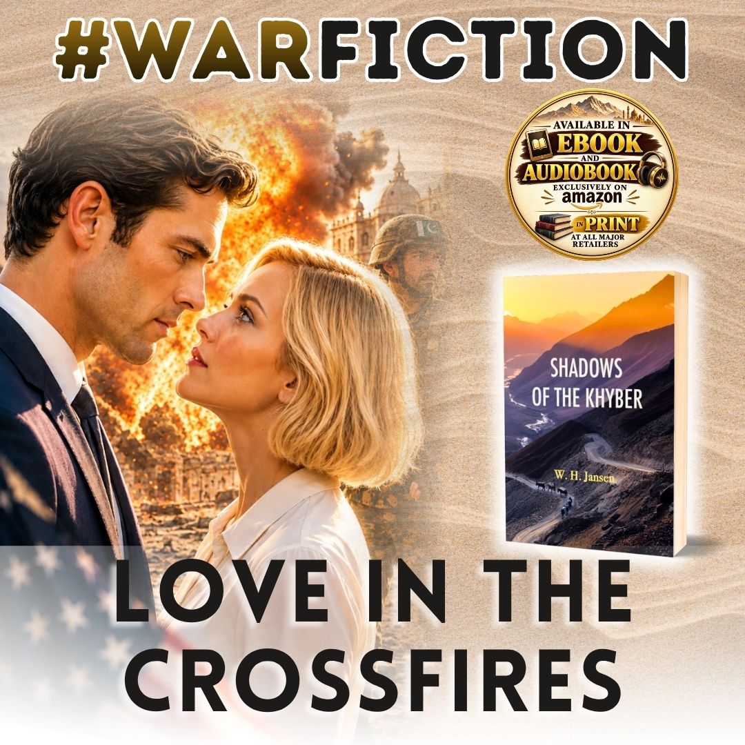 TwBookClub's tweet photo. In 1986 Pakistan, an American diplomat falls for a British diplomat’s wife and unknowingly steps into a web of espionage, shifting loyalties, and dangerous secrets. 

"Shadows of the Khyber" by @WHJansen2  is a compelling tale of love, politics, and intrigue. https://t.co/i7gAiSuUsH