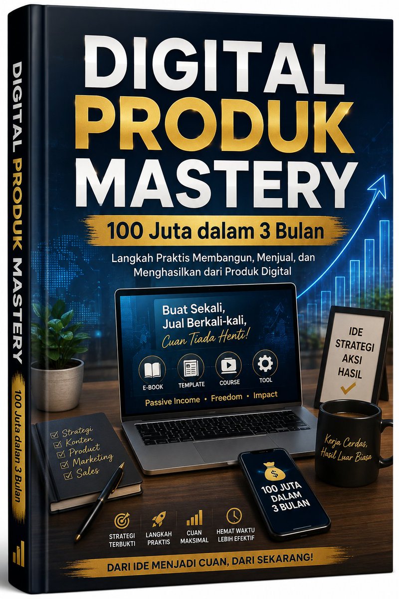 NiithaaLhyaa's tweet photo. Pengen mulai jualan produk digital tapi masih bingung harus mulai dari mana? Ebook Digital Produk Mastery hadir buat kamu yang mau belajar membangun produk digital dari ide → produk → pemasaran → penjualan. 
#produkdigital👇
https://t.co/3WlpMh4e7Z https://t.co/2G8HtO8UDK