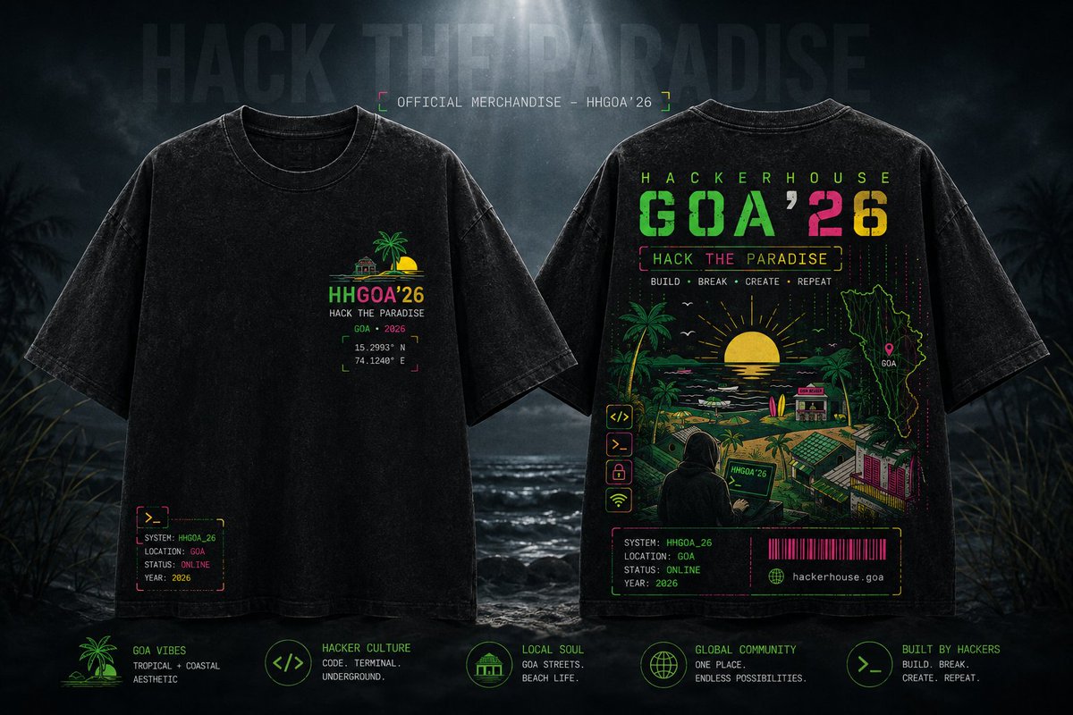 Pranjal47319512's tweet photo. #HHGoa26Merch https://t.co/v7MrYtMhBU