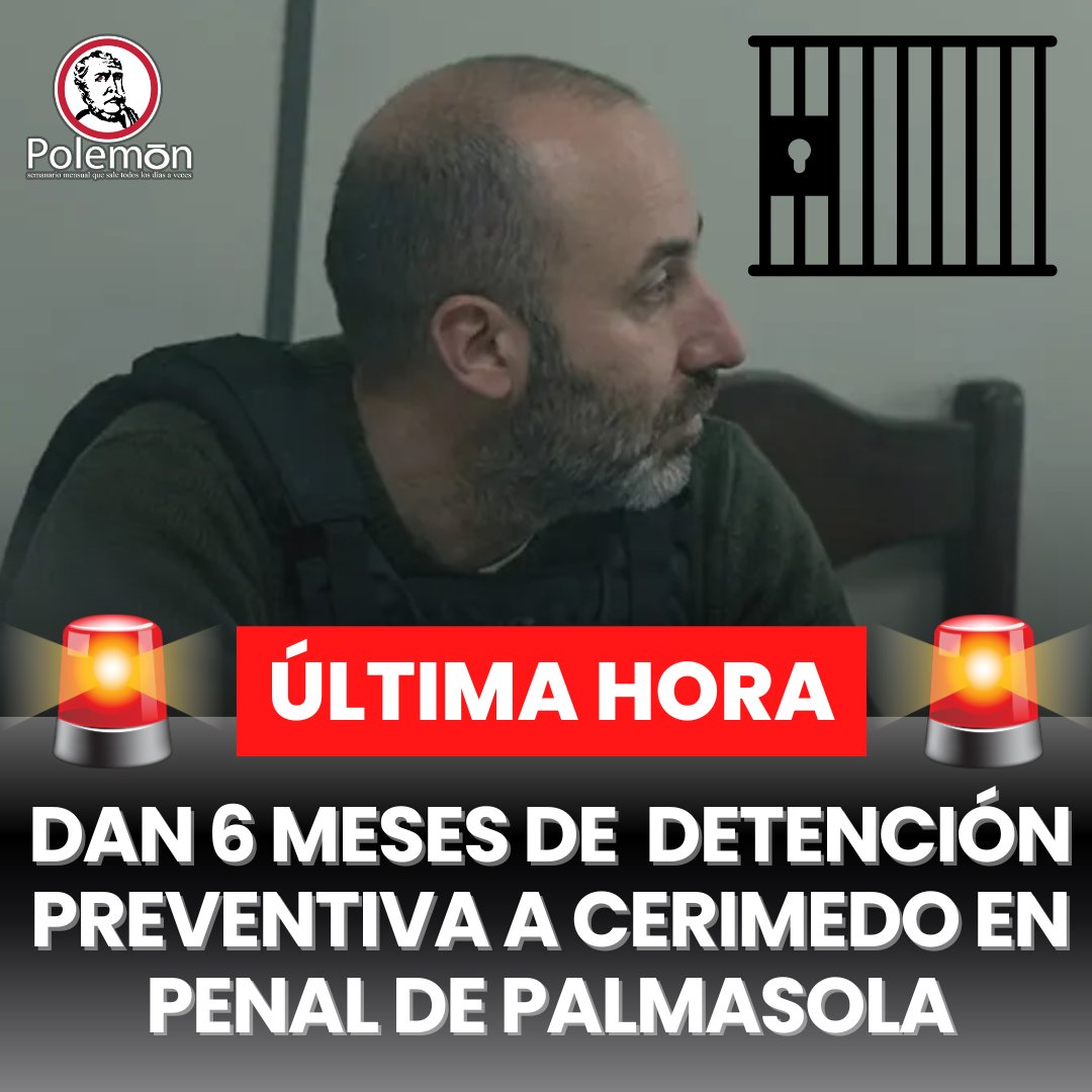 revistapolemon's tweet photo. 🚨#ULTIMAHORA @FerCerimedo_ok, fundador de @laderechadiario, estará 180 días en detención preventiva por la presunta comisión de dos delitos: feminicidio en grado de tentativa y violencia doméstica contra la abogada Nadia Beller.

El socio de Ricardo Salinas Pliego y Javier Negre permanecerá preso en la penal de Palmasola, en la ciudad de Santa Cruz de la Sierra, en Bolivia. Ahí estará preso mientras avanza la investigación para determinar si estuvo detrás del ataque contra Beller.

La medida surge tras seis horas de audiencia en el Palacio de Justicia. Y aunque la Fiscalía buscaba que fuera llevado a una cárcel  de máxima seguridad en Choncoro, un magistrado determinó que fuera enviado a Palmasola.

De acuerdo con el abogado de Beller, Jerjes Justiniano, uno de los recursos presentados por la defensa de Cerimedo cuestionaba la revisión informática realizada al teléfono celular del acusado, cuyos resultados forman parte de los elementos incorporados a la investigación.

Un segundo planteamiento estaba relacionado con una supuesta vulneración de los derechos de Cerimedo, debido a que la Embajada de Argentina no habría sido notificada de su detención.

El tercer recurso buscaba cuestionar la legalidad de la detención, bajo el argumento de que, desde la perspectiva de la defensa, no existían fundamentos suficientes para mantenerlo privado de la libertad.

Finalmente, Fernando Cerimedo pasará esta noche bajo las rejas.