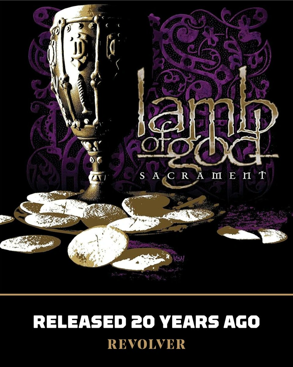 Revolvermag's tweet photo. LAMB OF GOD released 'Sacrament' on this day in 2006.⁠
⁠
What's your favorite song? https://t.co/T7FyM2FQjC