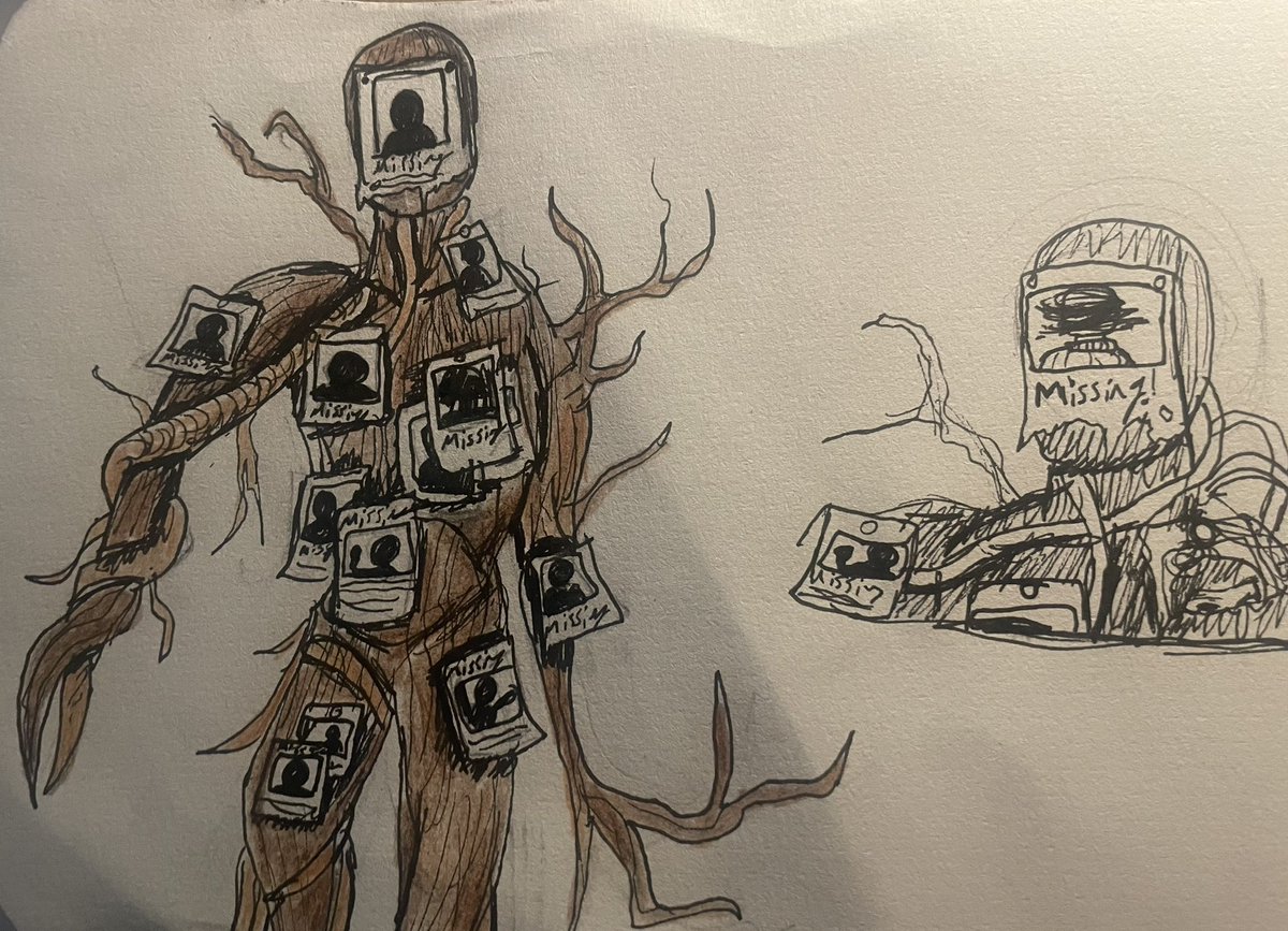 That_one_guy179's tweet photo. Tried to make a pc2 interpretation of Slenderman, and accidentally created an oc https://t.co/TeNaoNzNlx