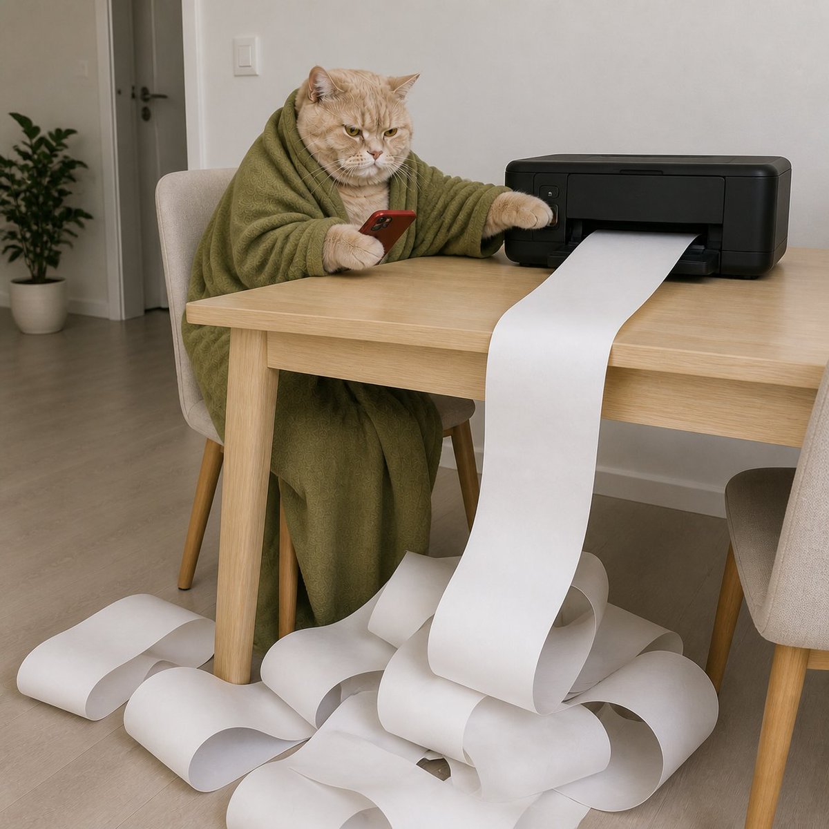 textitlol's tweet photo. Retirement setup complete. The papers are around me. https://t.co/GjddOsifye