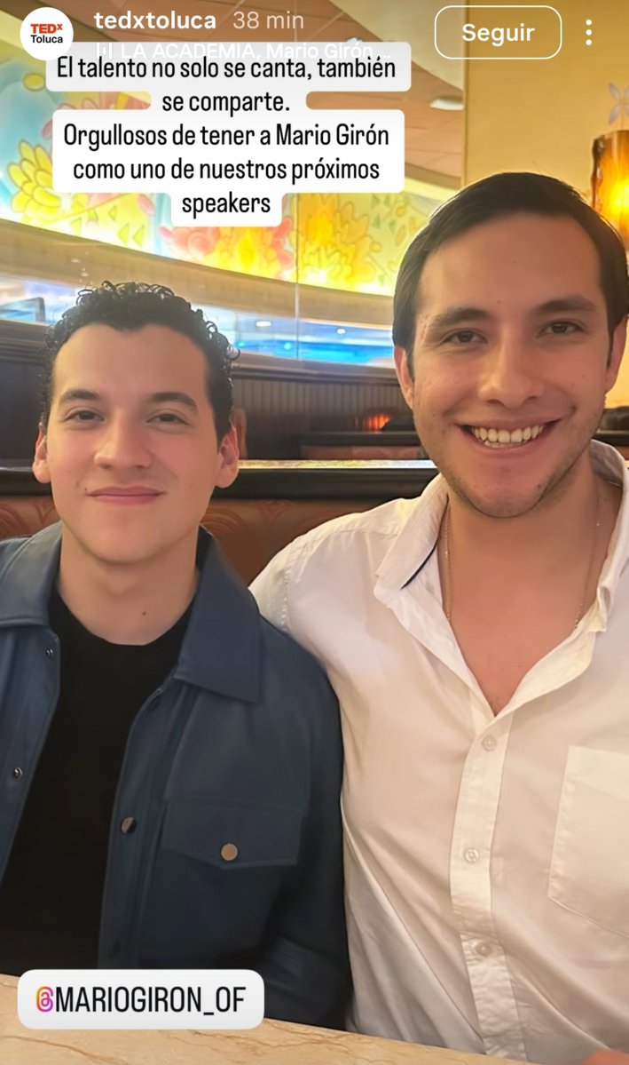 RealesDobleM's tweet photo. Si alguien tiene buena plática ese es @mgiron_of ; qué orgullo verlo como speaker en @TEDTalks Toluca 🙌🏼
¡No pierdan la oportunidad de ir ! 🤩
https://t.co/CSXJZsHvmQ https://t.co/xX0Wg2NXud