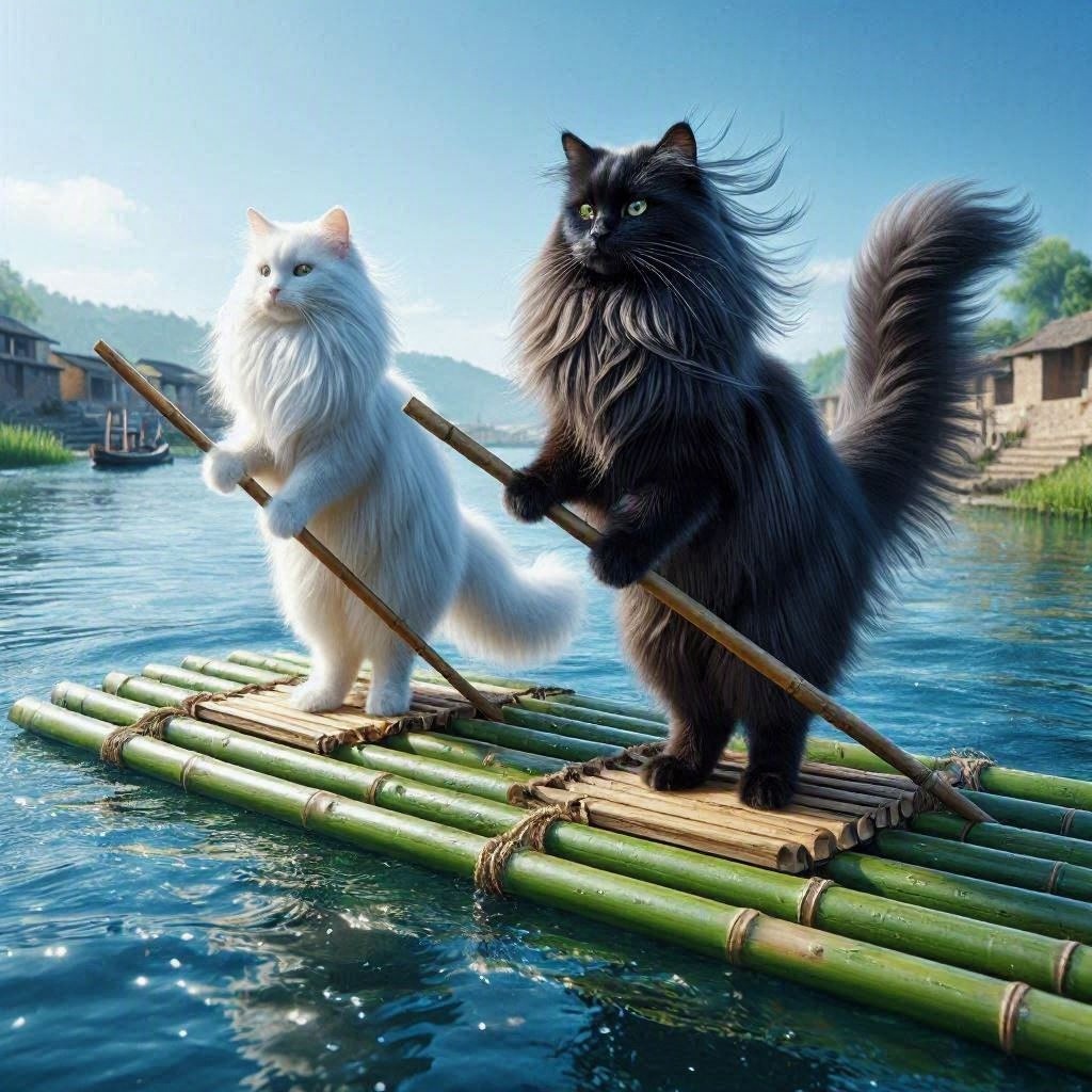 nekosuinu_art's tweet photo. #世界竹の日 #WorldBambooDay
いかだ旅行 https://t.co/vObO3VULs1