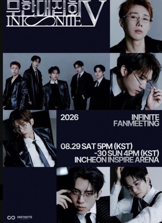 chaechou_kpyot7's tweet photo. INFINITE〈무한대집회 Ⅴ〉🇰🇷💠

📅 8/29(土) 17:00・8/30(日) 16:00 📍 INSPIRE ARENA

🌟 VIP FLOOR / STANDING ✨ 一般席 良席優先 👥 両日・連番対応 

📩 DM【希望日・席・枚数・支払方法】

#INFINITE #インフィニット #인피니트 #無限大集会 #무한대집회 #INSPIREARENA #ソウルコン #ファンミ https://t.co/1wRUnXjTe2