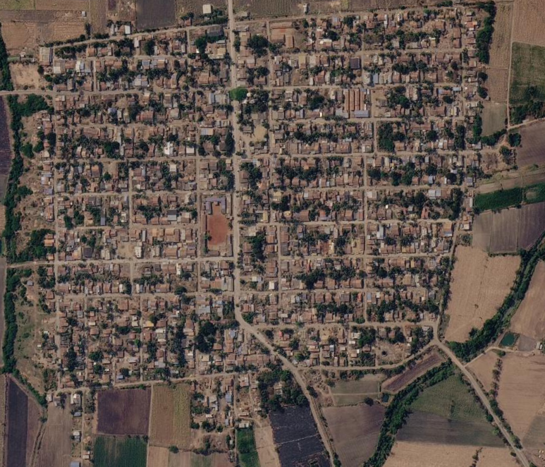 ExHighIQ's tweet photo. A random village in Asundi, Karnataka in a perfect grid pattern https://t.co/O4b1GhY9GH