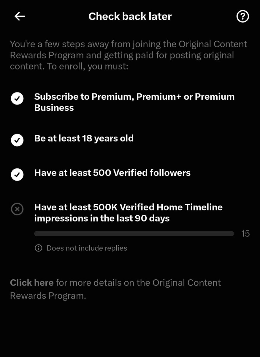 OverchargeNews's tweet photo. One final milestone left to unlock the Original Content Rewards Program! 🔓
​I need to hit 500K Verified Home Timeline Impressions, and I can't do it without you.
​If you enjoy my content, please Like, Reply, and Repost this to help boost my reach. Every interaction counts! 🙏✨
​#BuildInPublic #XMonetization #SupportCreators