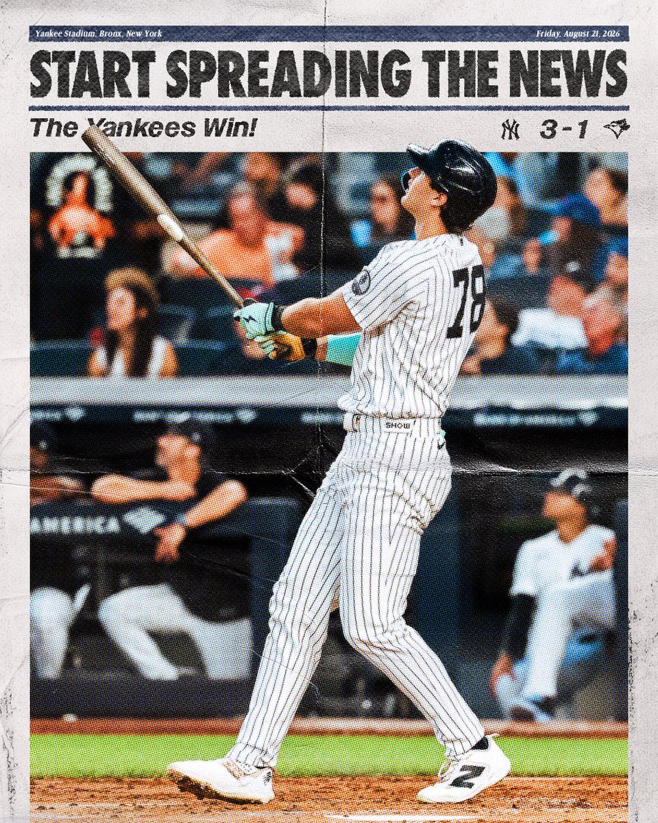 Yankees's tweet photo. Best way to start the weekend 👊

#RepBX https://t.co/YFBPxNlVE5