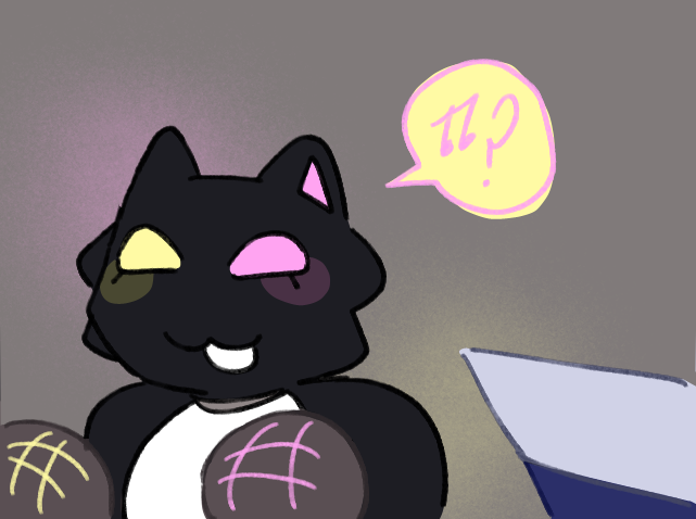 Jonmelongler's tweet photo. Happy Pluey #deltarune 1/2 https://t.co/qMaDTgqiOs