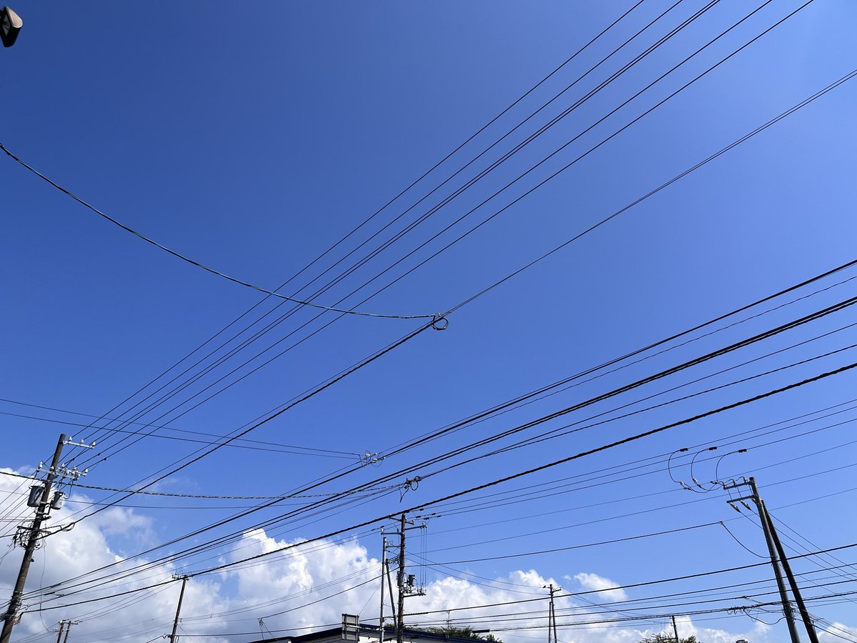 ASEST_PRO's tweet photo. 8/22 （土）29℃予報🫠　暑いよぉ〜
青空広がる空です♪ お出かけ日和です
ソフトクリーム🍦食べたいなぁ〜
かき氷も🍧最高だろうなぁ〜と　思いながら🤭　本日も通常通り営業日です🈺

甲子園決勝🏟️⚾️ 応援📣😆

#ギフト券買い取り 
#イマソラ  #青空 #漁火鉄道 #函館山 https://t.co/1RWfD3Ukkw