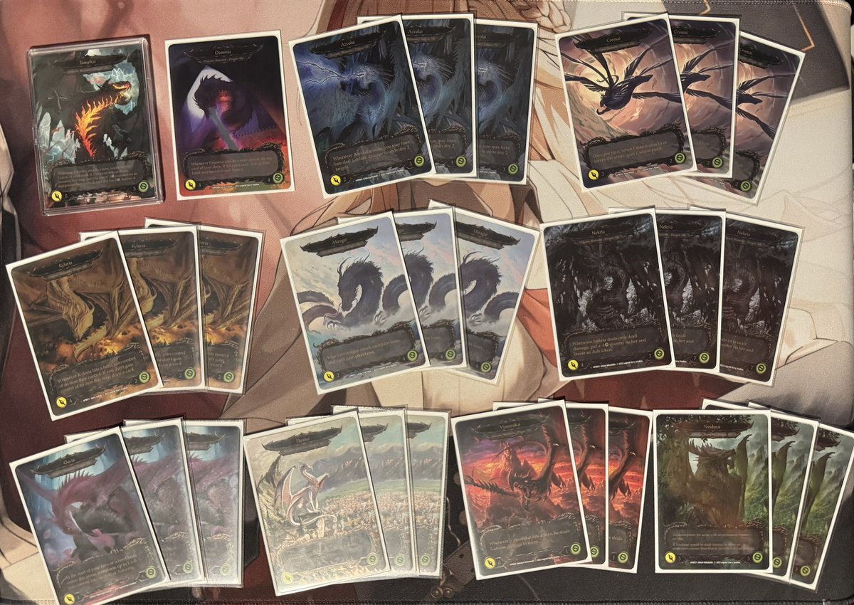 NightDrawn's tweet photo. Ready for 2027 🐉🔥 #fabtcg https://t.co/je6QFwF6tO