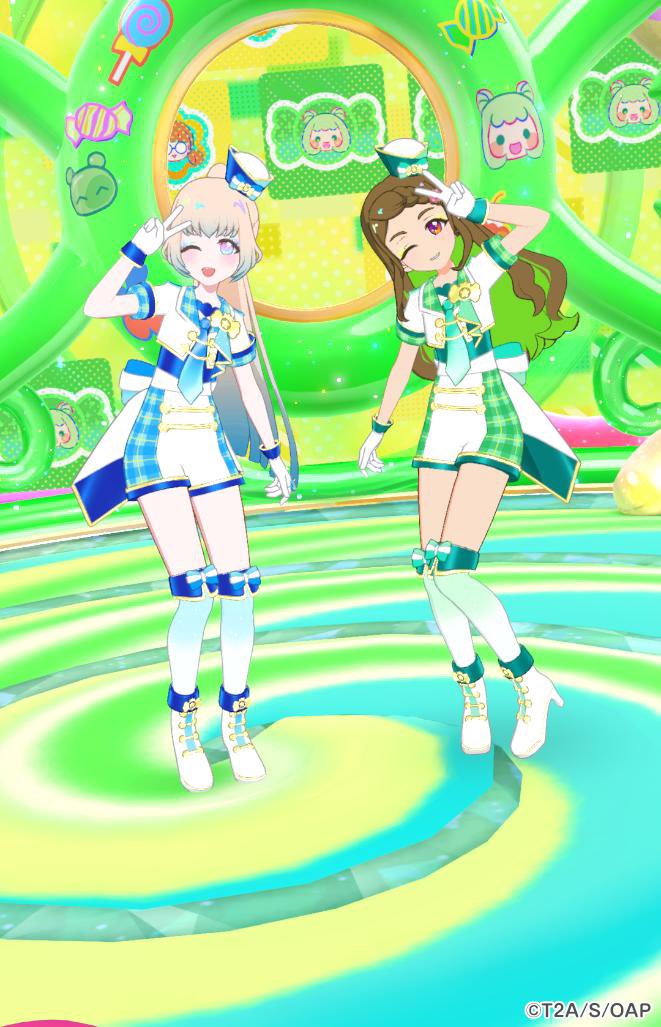 magia_celeste's tweet photo. これも！えんにちちゃんのフレカ貰った時からブルー揃ったらお呼びしたかった念願の～✌🏻
もう1色貰って3人とかもいつかやりたいな( ˊ꒳ˋ ) ᐝ
Seiは珍しくポニテしてみました( *ˊᵕˋ)ﾉ

 #Seiのアイプリアルバム
 #Seiといっしょにアイプリ https://t.co/oun385Hy2S