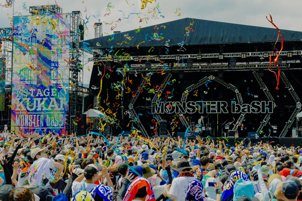 MONSTERbaSH_'s tweet photo. ＼MONSTER baSH 2026／

スタートしました‼️

#モンバス #モンバス2026 https://t.co/NMlPy0NWif