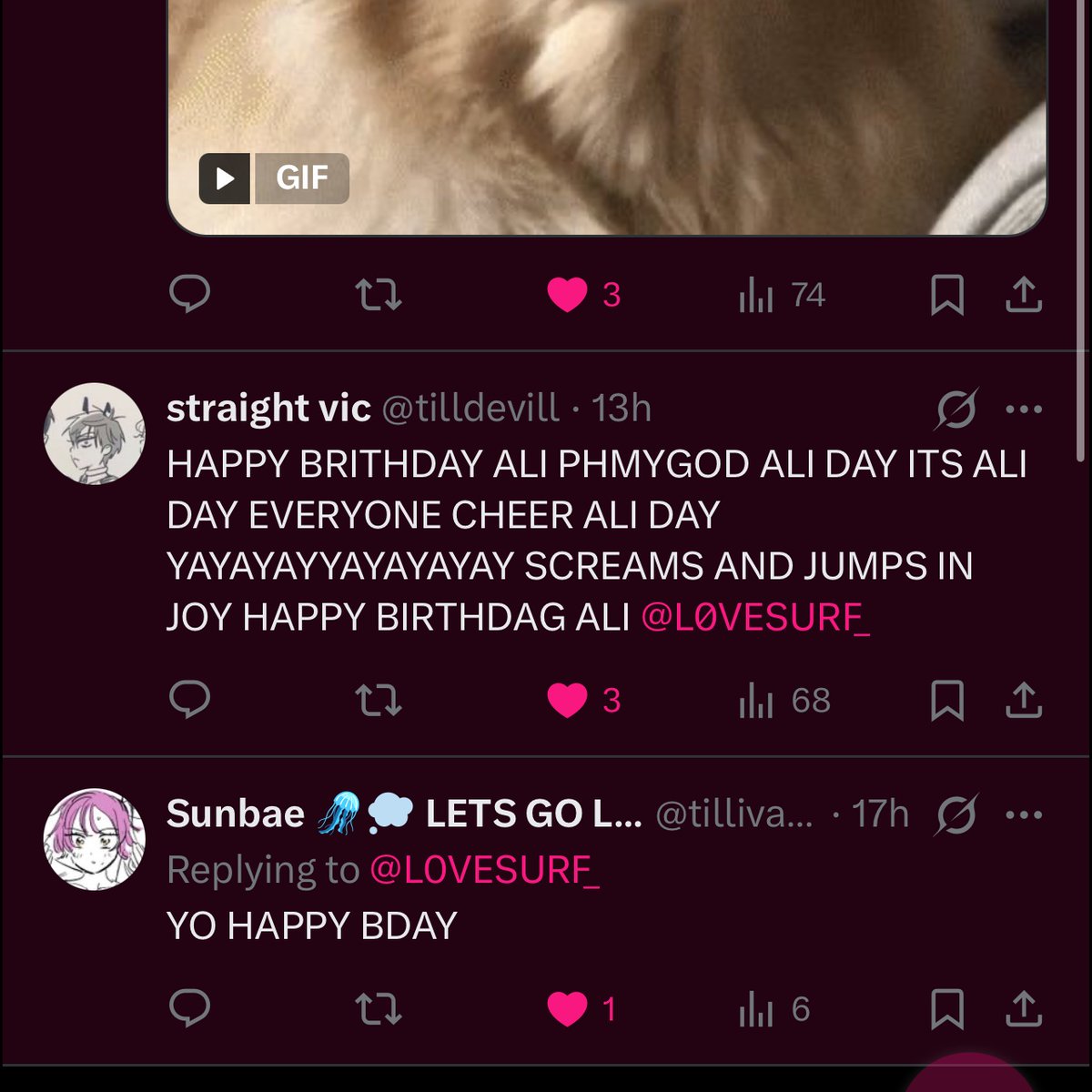 L0VESURF_ tweet picture