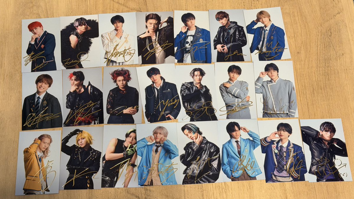 ehu_tt's tweet photo. EBiDAN yes!東京 HMV オンライン  店舗 箔押しサイントレカ 交換

【譲】リョーガ タカシ ユーキ タクヤ 佐野勇斗 吉田仁人 曽野舜太 山中柔太郎 志村玲於 伊藤壮吾 高田彪我 TETTA  大倉空人 武藤潤 長野凌大 YUMA SEIYA千田波空斗 志賀李玖 芳賀柊斗

【求】 買取(ご提示ください)

郵送 他要相談 https://t.co/dFgmcdGh57