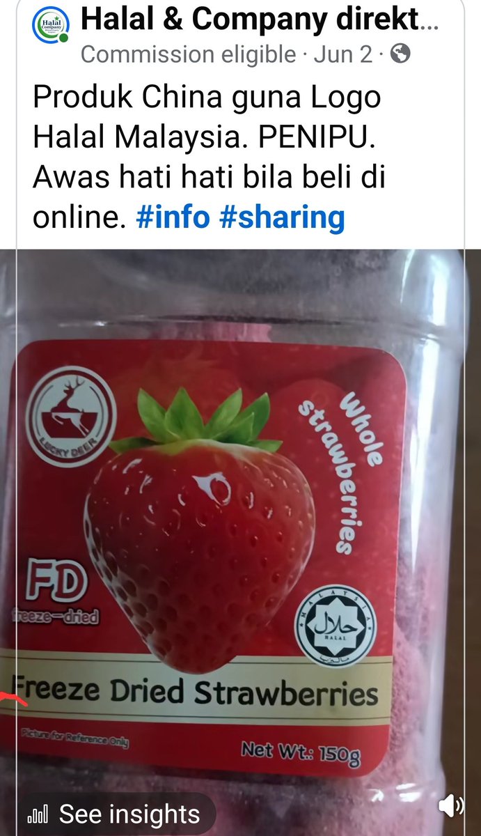 AKUANAKWATAN's tweet photo. Puak2 penipu , umat Islam kena berhati2 dgn produk makanan buatan negara china https://t.co/O9qoDZ7ru8