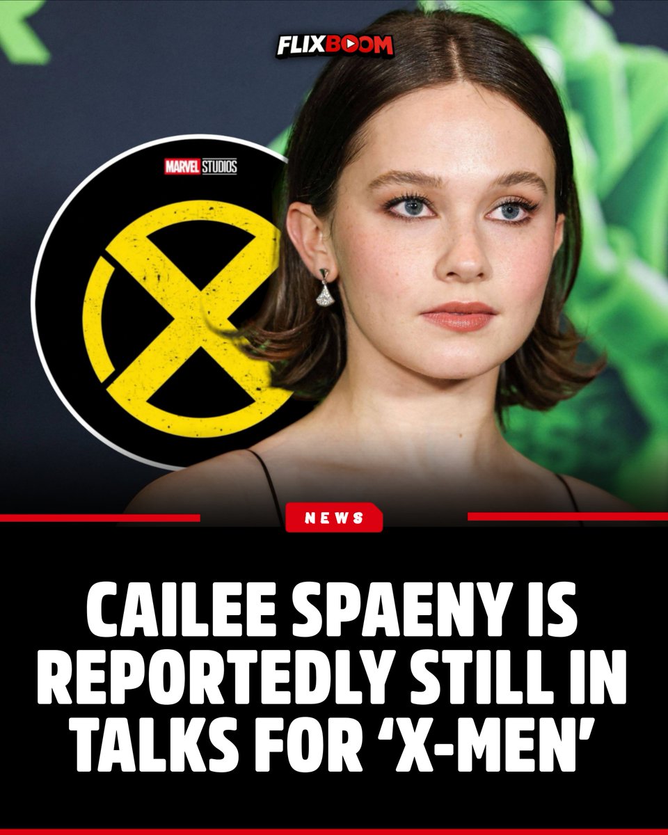AndresY88202874's tweet photo. CAILEE SPAENY COULD BE MYSTIQUE 🚨
New reports claim the actress is still in talks with Marvel Studios for a role in the ‘X-Men’ reboot. Rumors are now pointing toward Mystique. 👀 https://t.co/QtlsDJDVuK
