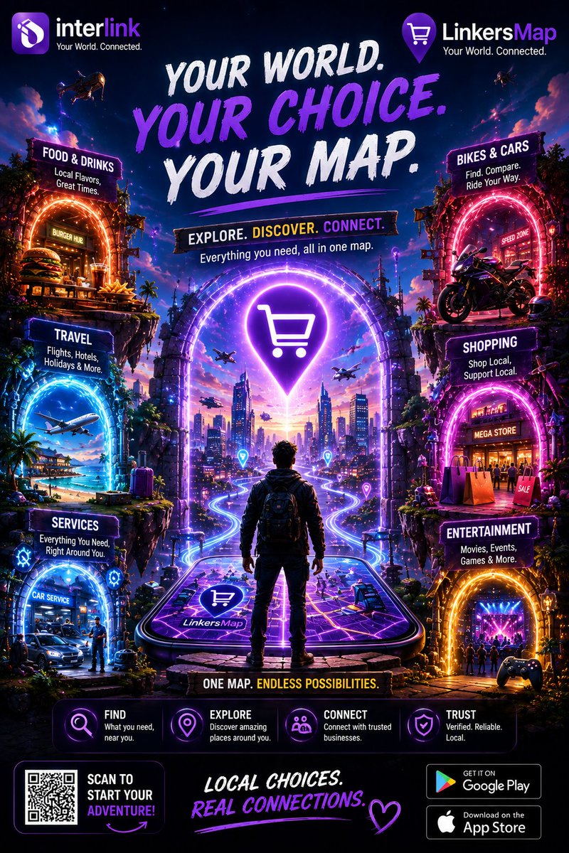 luckylindon's tweet photo. 🛒📍 Your world is closer than you think. Discover local businesses, connect, and explore with LinkersMap. 🚀
#LinkersMap #ShopLocal #LocalDiscovery #InterLink

Linkers map store:https://t.co/1vClEEzEV0

Shop now 😉  on linkers map today! https://t.co/RbqvVhrms3