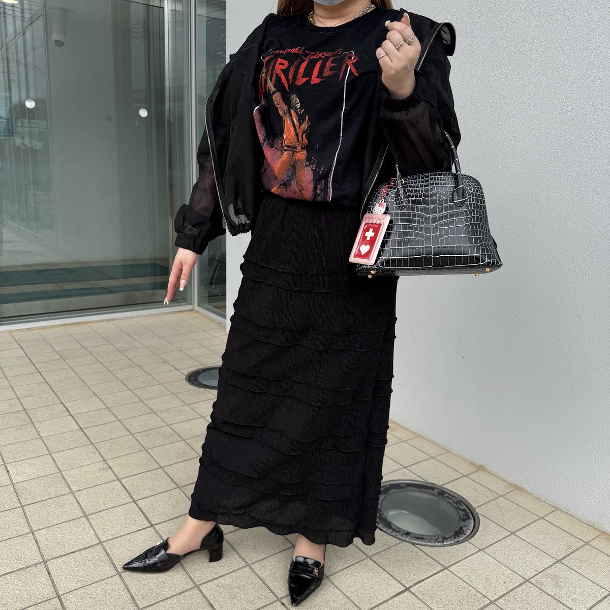 __otome___'s tweet photo. 本日は通院日。
マイケルのスリラーＴシャツ着用♡
来週は楽しみがあるので嬉しい♡

#日常垢
#日常垢さんと繋がりたい https://t.co/huUrRacdpf
