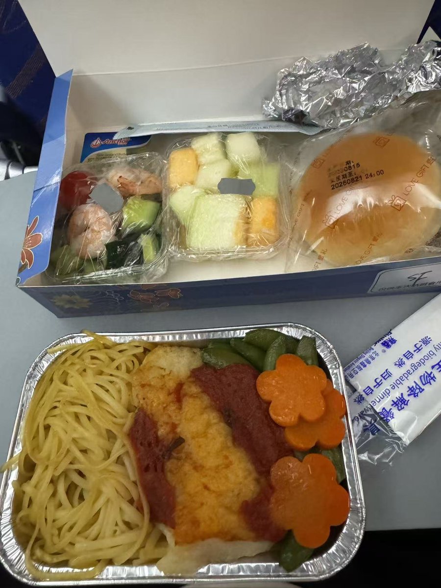 dyymyhs's tweet photo. 从来冇食过咁难食嘅飞机餐
逼到死晒 条啫啫的难受 https://t.co/B9Is7MM5zZ