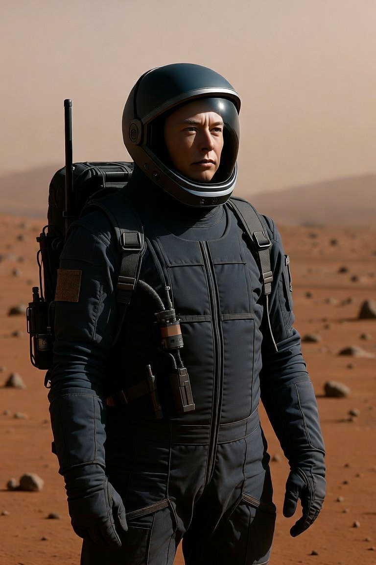 Eyedoctor442's tweet photo. Definitely 

Elon Musk once said humanity needs to become a multiplanetary species. 🚀

If humans could live on Mars tomorrow, would you leave Earth?

🅰️ Yes
🅱️ Never https://t.co/juvClQsJz4