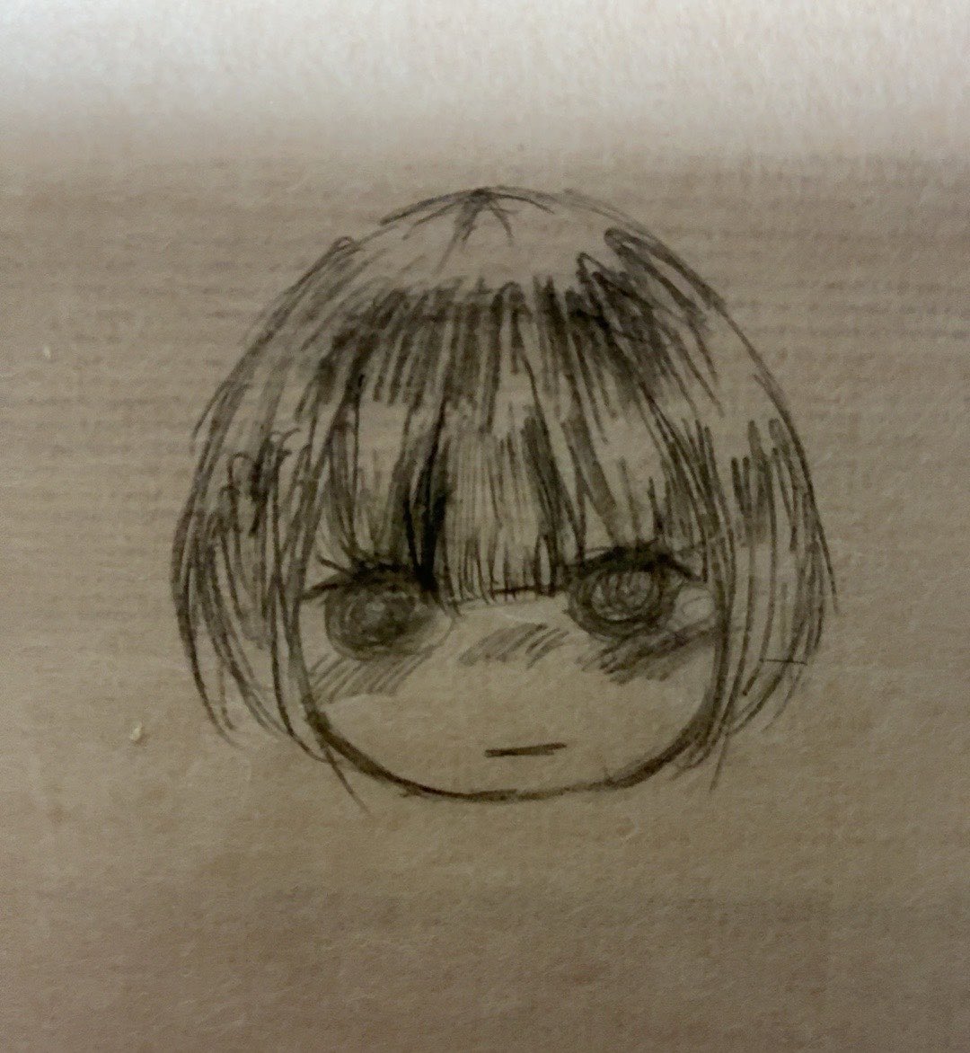 gen_kigeki's tweet photo. ボブ描いてみた https://t.co/ND2kc1HUIJ