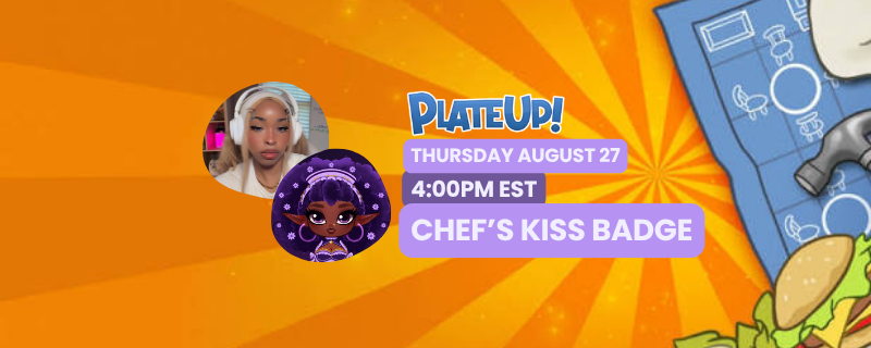 missefinesse's tweet photo. OFFICIALLY DAY FOUR OF CAMP! I'll be playing Plate Up w/ @cakeybabyx @ 4PM EST! We are partnering with @QuestlineGuild to fundraise for @bwforg from Aug 24-30! πβ¨ See you soon at camp! #CampWeek2026 https://t.co/GfGxp7lBOg