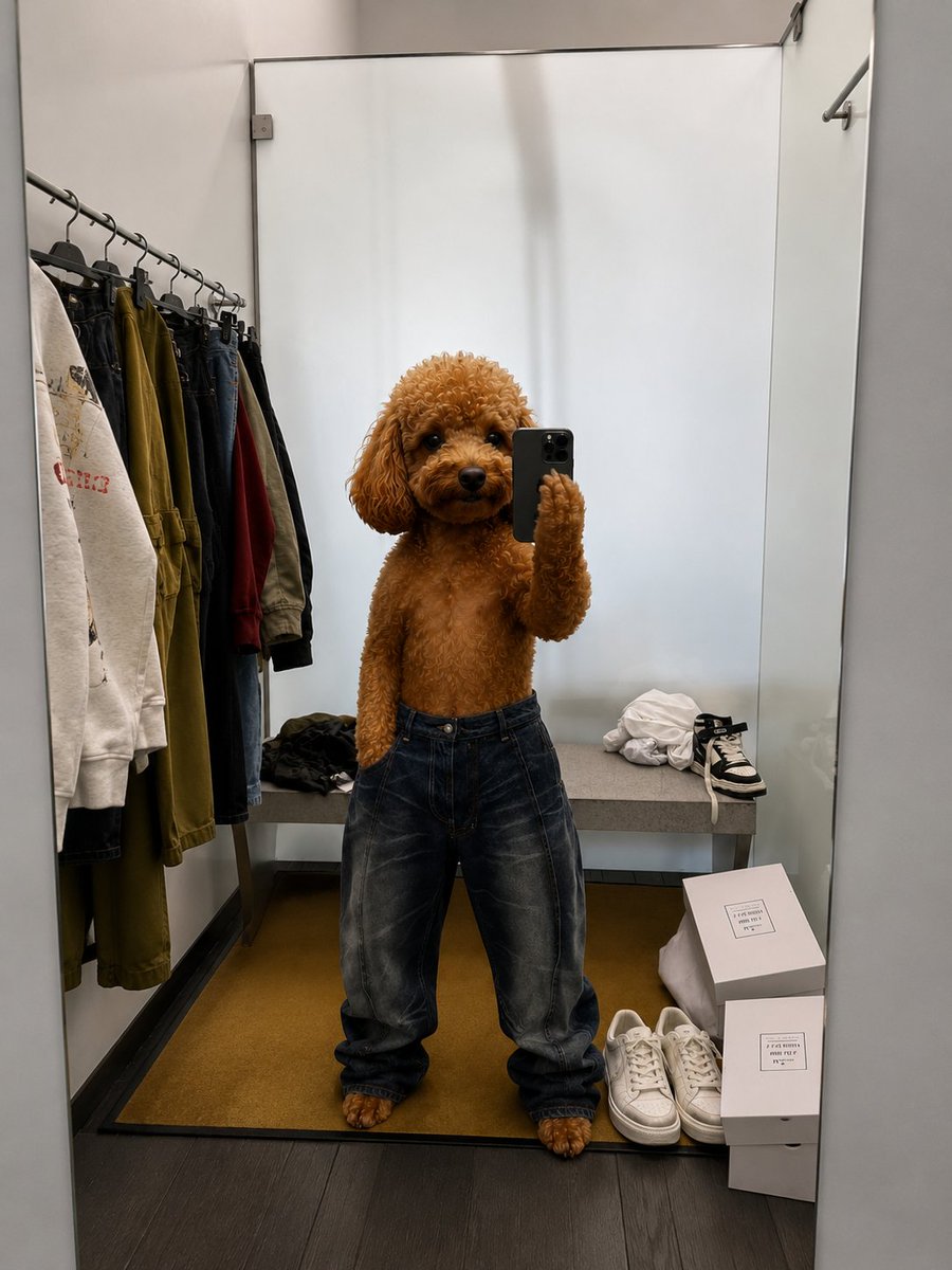 dogwifpantsx's tweet photo. rate my new pants outta 10 https://t.co/S5hKD78FIP