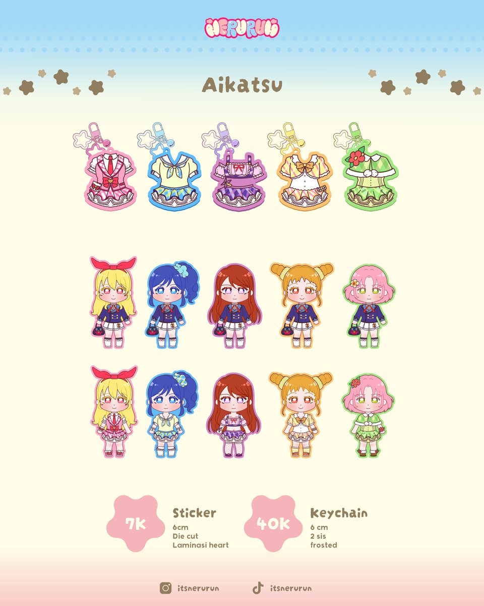 itsnerurun_'s tweet photo. permisi gussy! 
aku mau share katalog po cf23 aku untuk fandom aikatsu (⁠人⁠ ⁠•͈⁠ᴗ⁠•͈⁠)

link po dan contoh untuk akrilik stand ada di komen

#zonauang #aikatsu #cf23 https://t.co/Qj6q44jC3N