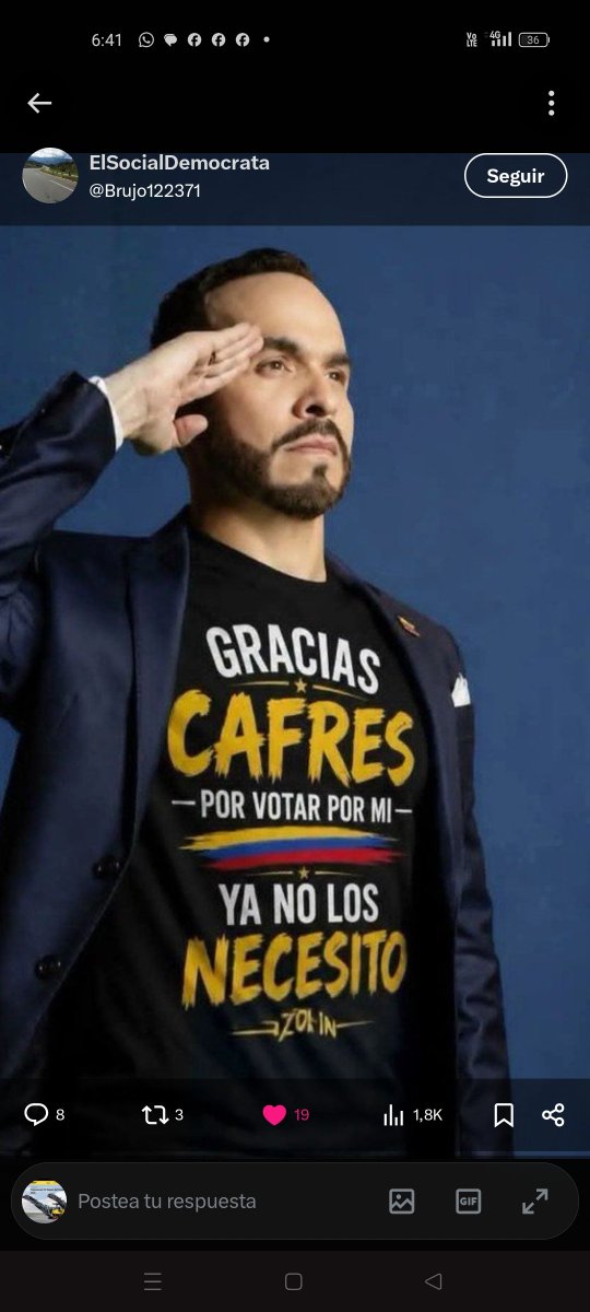 rod95330's tweet photo. @SigaSientese @BluRadioCo Que saludos de su "presidente" 😂😅🤣 https://t.co/uka8M8GxL0