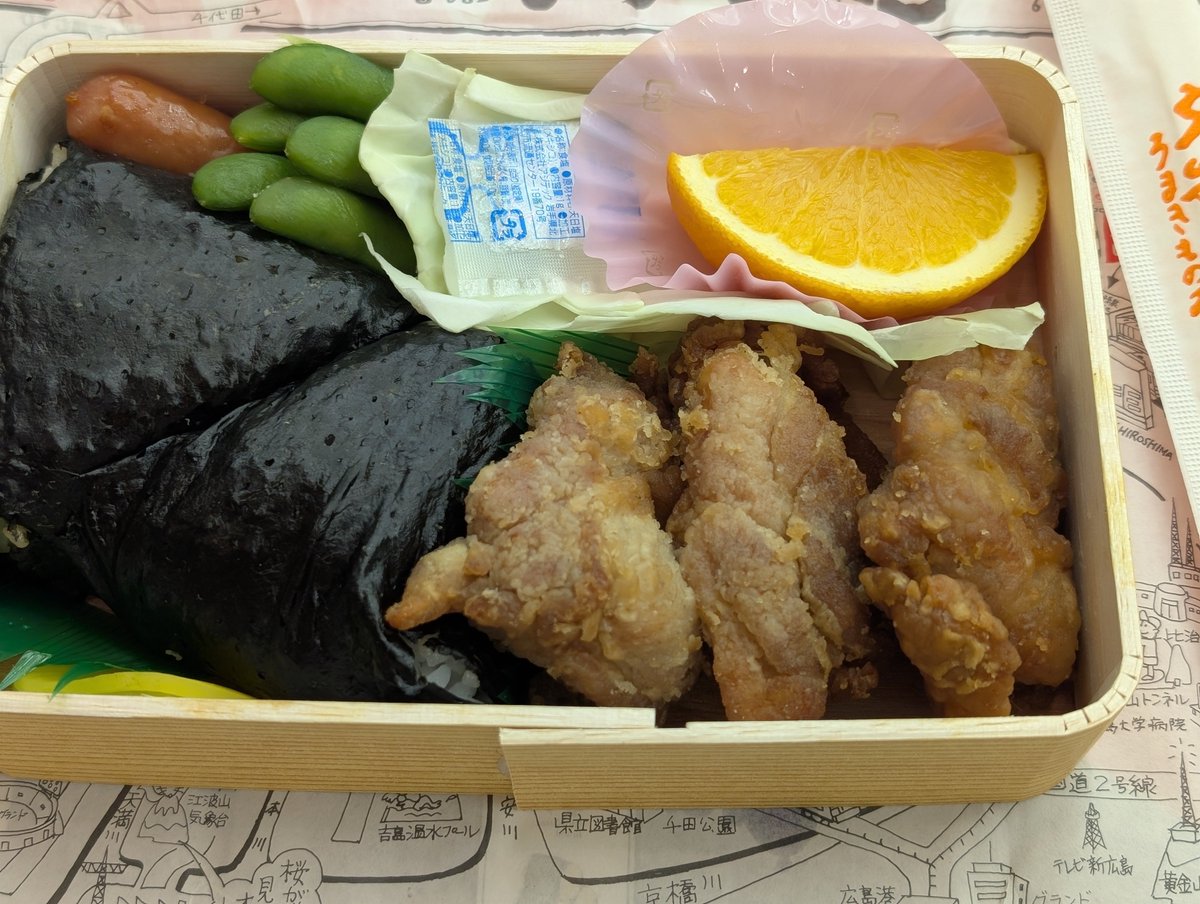Naoyukisc2's tweet photo. 今日は「むすびのむさし」をいただきます。
#pyconjp2026 https://t.co/g33hGLLrpj