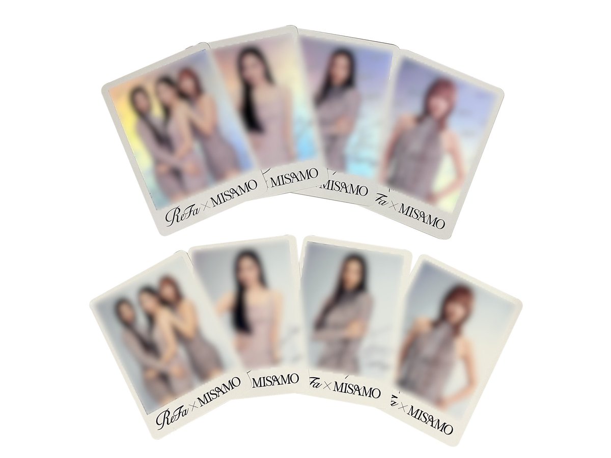 mtg_ReFa's tweet photo. 購入特典のトレカ配布は
本日【8/22】より開始いたします✨

是非ともこの機会をお見逃しなく…！

#ReFa #リファ 
#ReFa_MISAMO 
#ReFaBEAUTYSHOWCASE https://t.co/jkDOP8TYg1