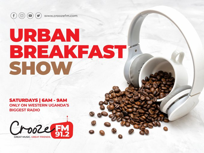 912CroozeFM's tweet photo. #TheUrbanBreakfast is live and loud with the coolest @ANTOINETTIE_,  and @deejaystingerug 🔥

 Join in for lovely morning feels🥁

Stream ☕️: https://t.co/ac8JgMDyDf

#CroozeFM
#Mbarara https://t.co/wGpJBNF2Od