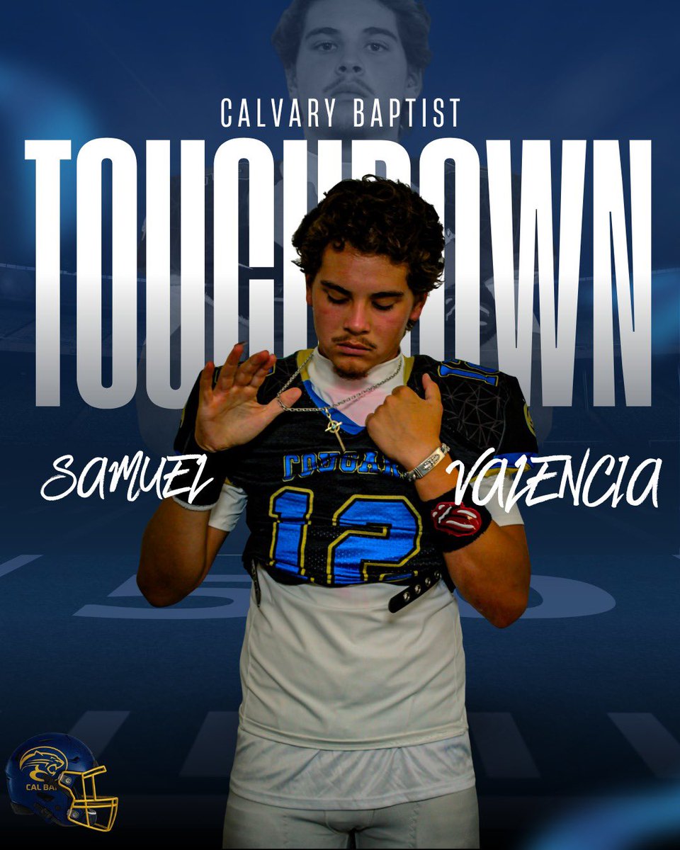 CBSCOUGARS's tweet photo. TOUCHDOWN COUGARS‼️
SAMUEL SCORES HIS SECOND TOUCHDOWN OF THE GAME!
#CalBap 36-0 #Eagles
#CalBapFootball https://t.co/RNxXHJrhUi