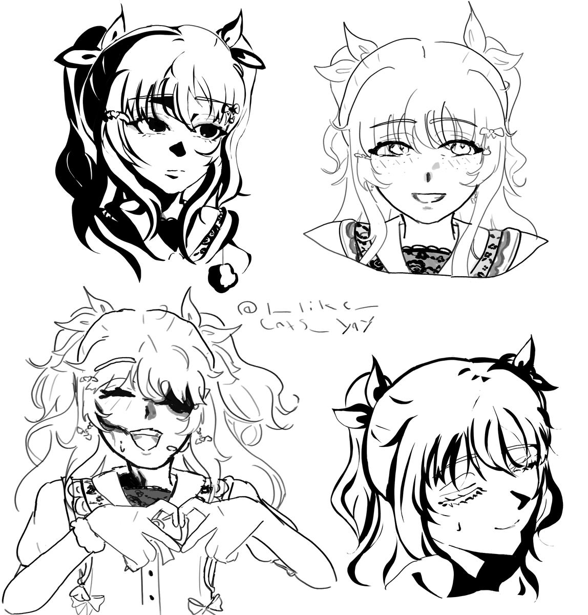 i_like_cats_yay's tweet photo. takiko doodles because i wanted to try using the lasso tool on some of them #drante https://t.co/7br2BXRVVS