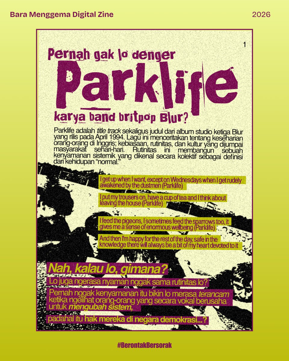 baramenggema's tweet photo. "is it better to speak or to die?" makin ngena ketika aku, kamu, kita kian rentan terhadap represi.

yuk, refleksikan bareng demokrasi semu yang membalut indonesia kita sekarang ini: https://t.co/t9JlSoCE49