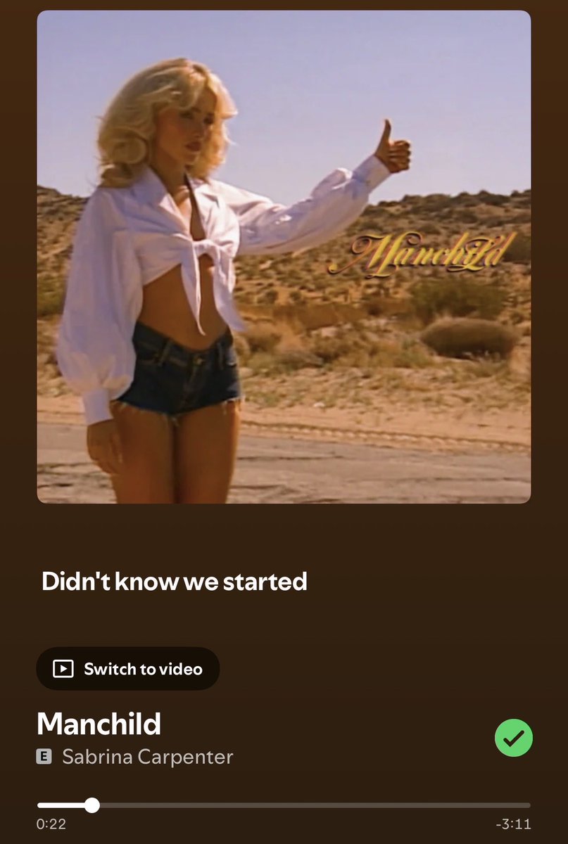 favesabrina's tweet photo. good morning to this song and only this song since i woke up with it stuck in my head https://t.co/S5CXgqJJE2