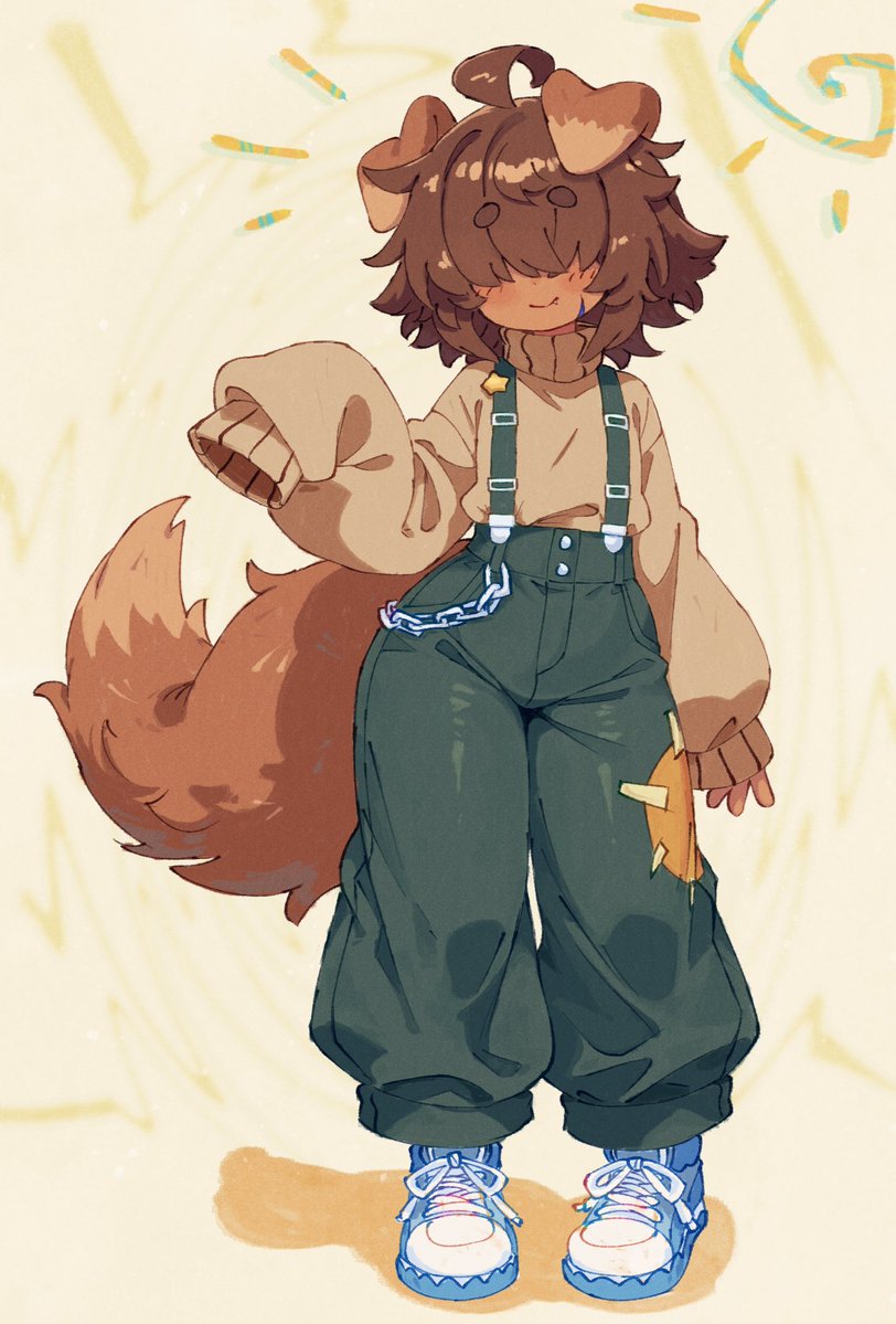 SillyDogJoe's tweet photo. Don't think I ever posted the original art I did of my sona, initially wasn't going to post it anywhere since it was just something for my bestie and I, but I'm really glad people like this design a lot! https://t.co/33YAXGbHuG