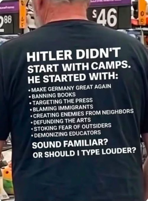 PoliticalSense1's tweet photo. #WakeUpAmerica

@GOP Republicans have not balls to stand up against Hitler Jr. (Trump) and they are destroying America.

They increased our debt 40% the 1st term and now 4 Trillion already.

They started a war that God would never approve yet Republicans say they are Christians? https://t.co/YrAxCpTOsF