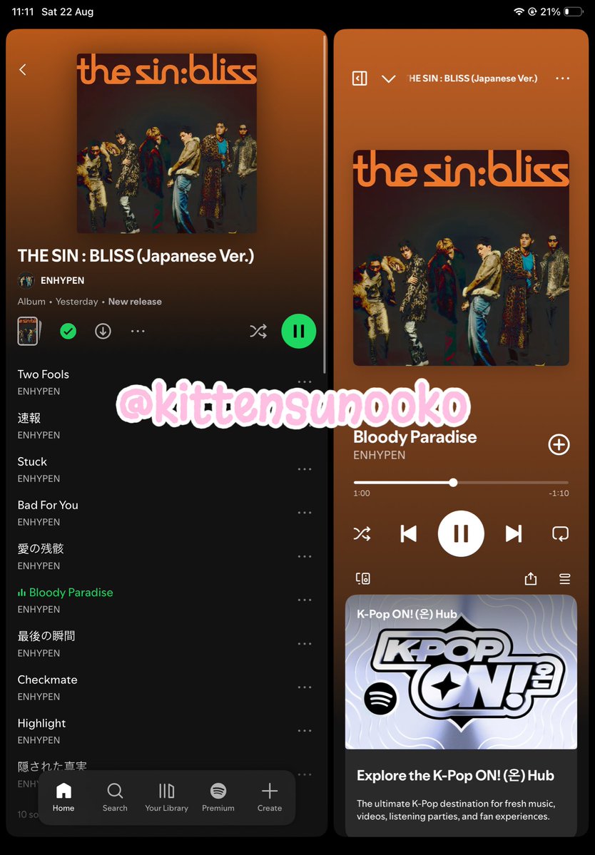 kittensunooko's tweet photo. @thanxxnxx 🧛🏻🩸❤️‍🔥❤️‍🔥

THE SIN BLISS OUT NOW
#ENHYPEN #THE_SIN_BLISS
#THE_SIN_BLISS_OutNow
#BloodyParadise https://t.co/SuxtXrdfHt