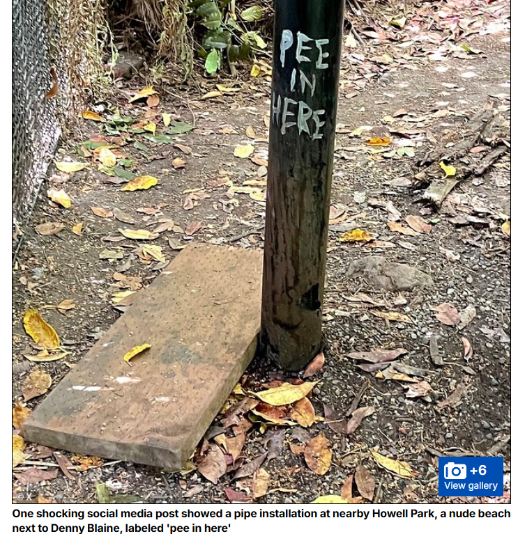 blankfw9r's tweet photo. Are the piss pipes still standing at the nude beach next to Denny Blaine? cuz y'all are fucking nasty 
https://t.co/tU2yUGyHrO
#dennyblaine #howellpark https://t.co/4YdsFUg1RK