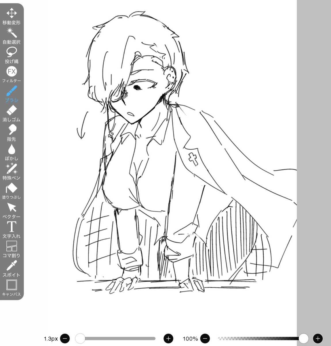 moto3_yeah's tweet photo. だいぶ前に1回だけ♀ﾘｭﾙさん描いたことあるんだよね⬇ https://t.co/YRyGuXT7nD